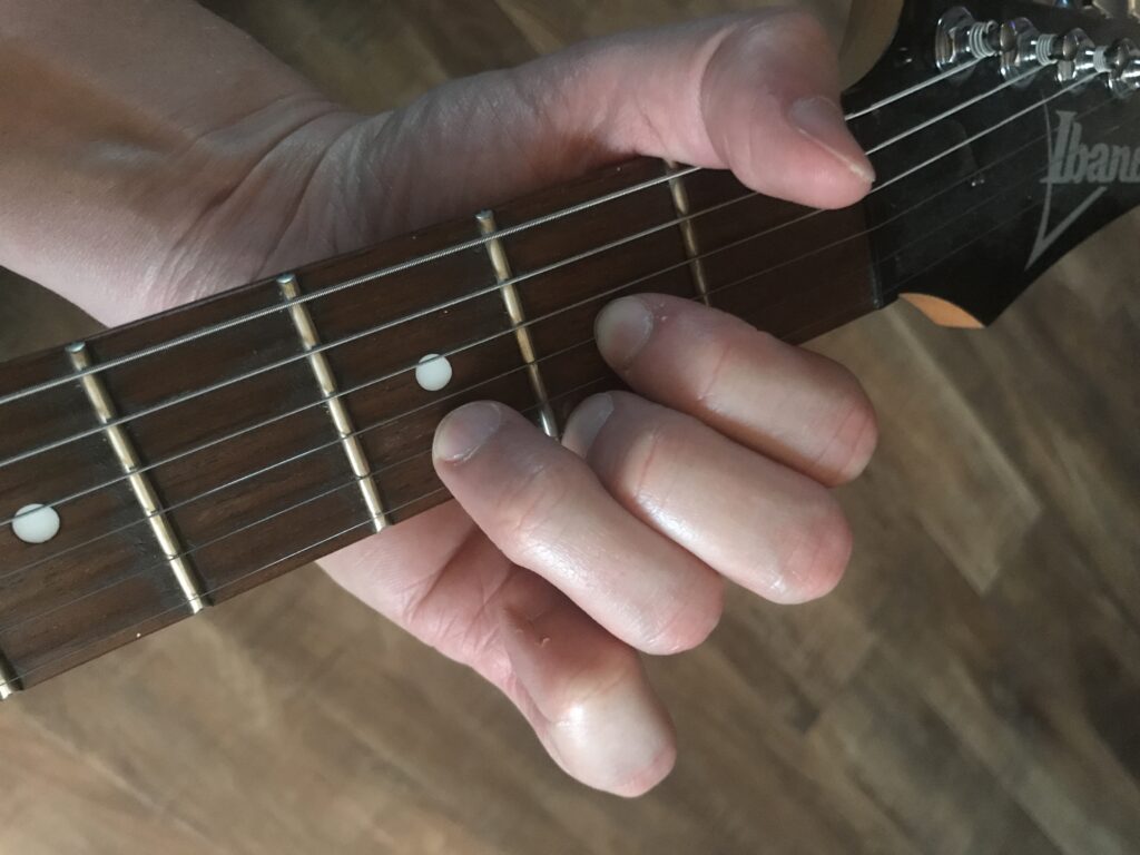 D Major Chord Image